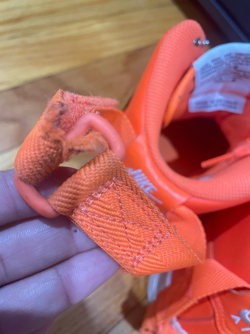 Nike Air Force 1 high Just do it Bright Orange Sneakers